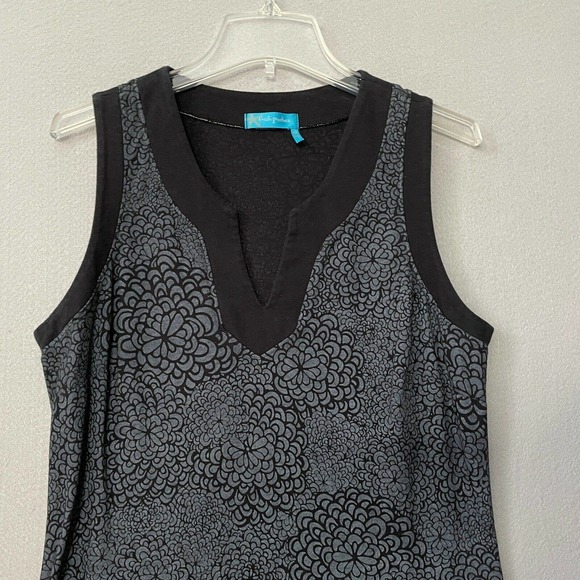 Fresh Produce Floral‎ Gray Black Dress - Picture 2 of 11